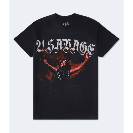 Aeropostale Mens' 21 Savage Relaxed Graphic Tee