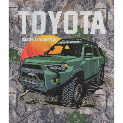 Aeropostale Mens' Toyota 4Runner Forest Camo Relaxed Graphic Tee