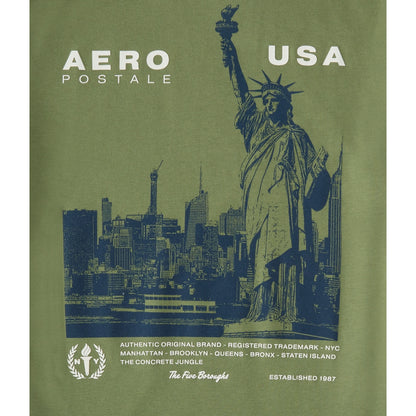 Aeropostale Mens' Aeropostale USA Statue Of Liberty Graphic Tee