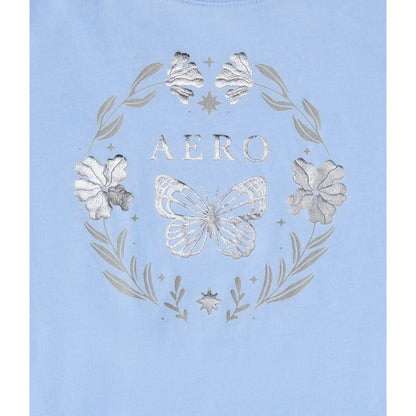 Butterfly Circle Foil Graphic Tee