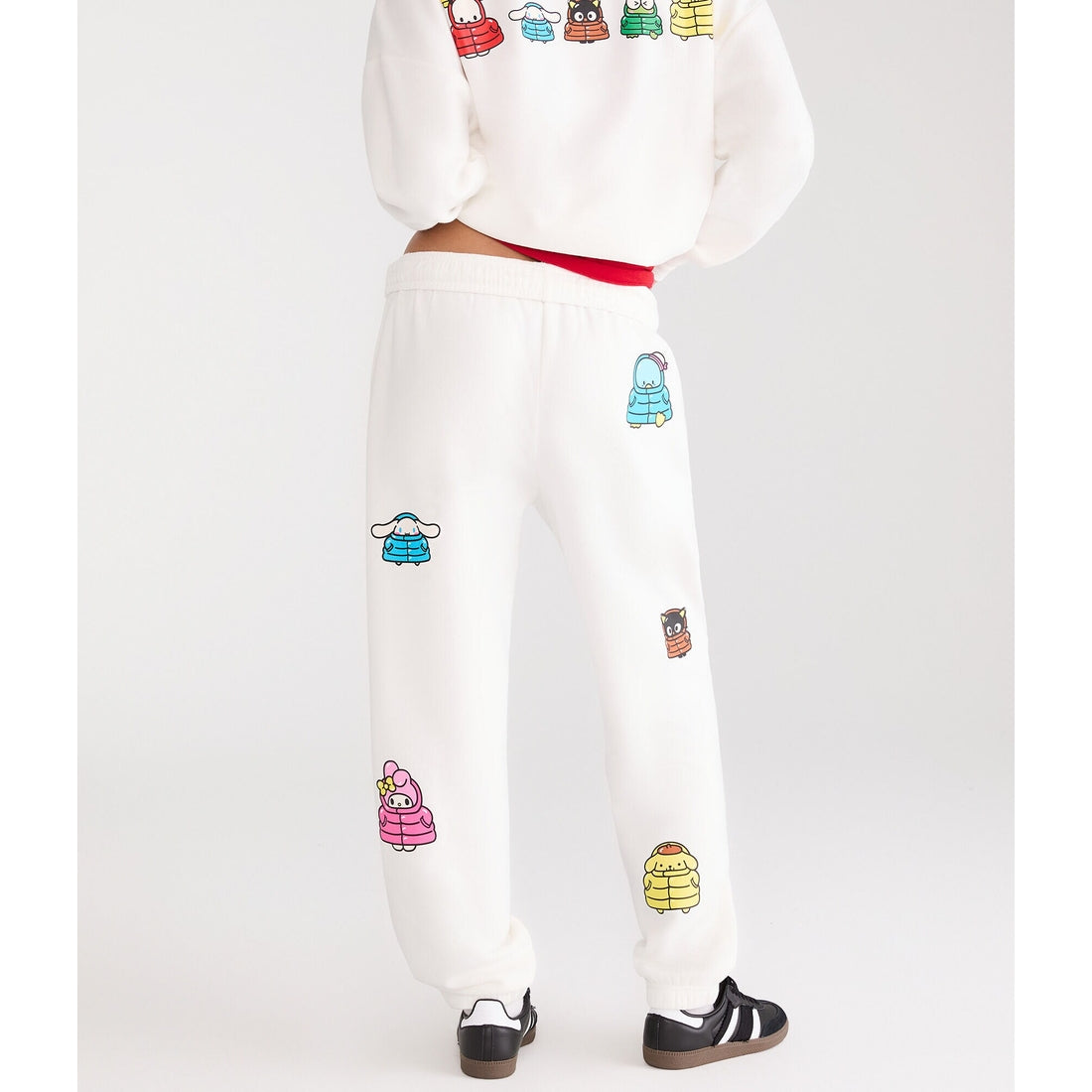 Aeropostale Womens' Hello Kitty and Friends | Puffer Jacket Jogger Sweatpants