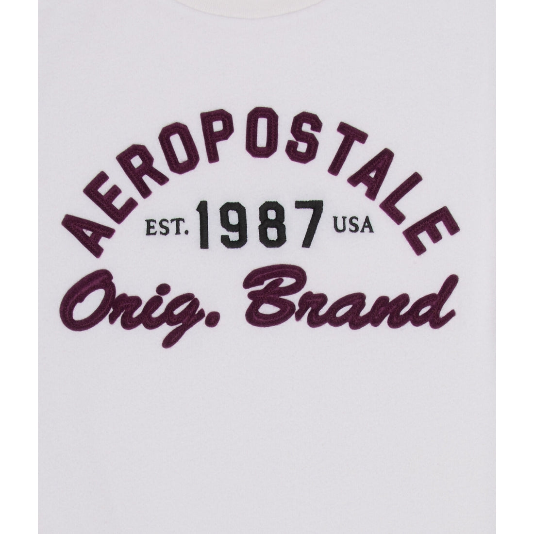 Aeropostale 1987 Applique Graphic Tee