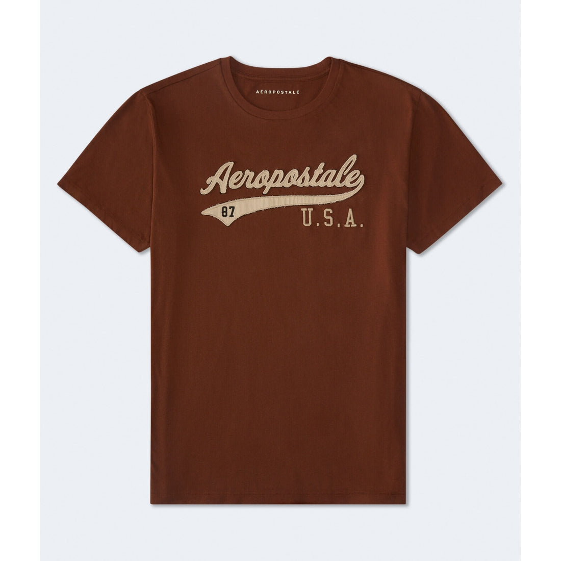 Aeropostale USA Script Applique Graphic Tee