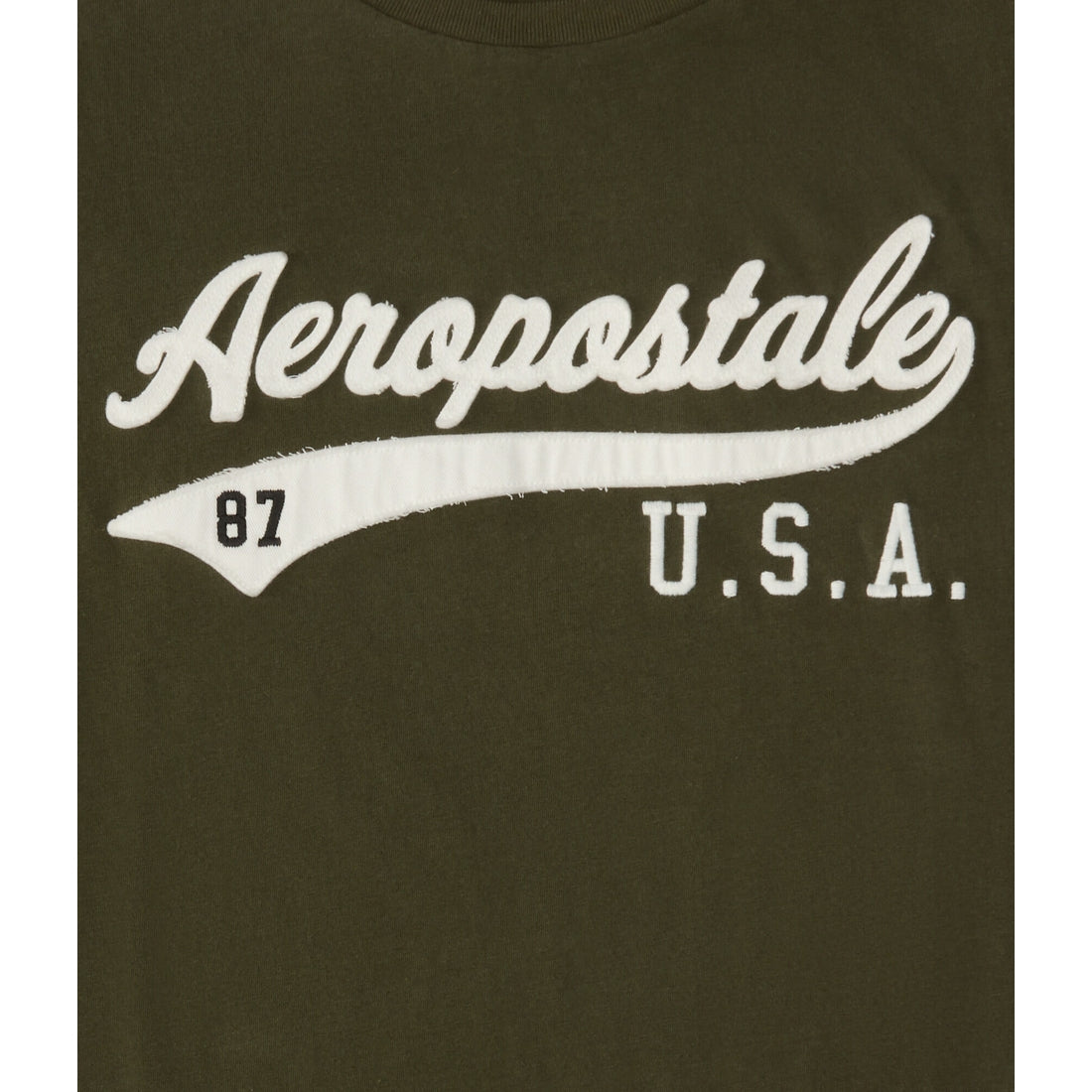 Aeropostale USA Script Applique Graphic Tee