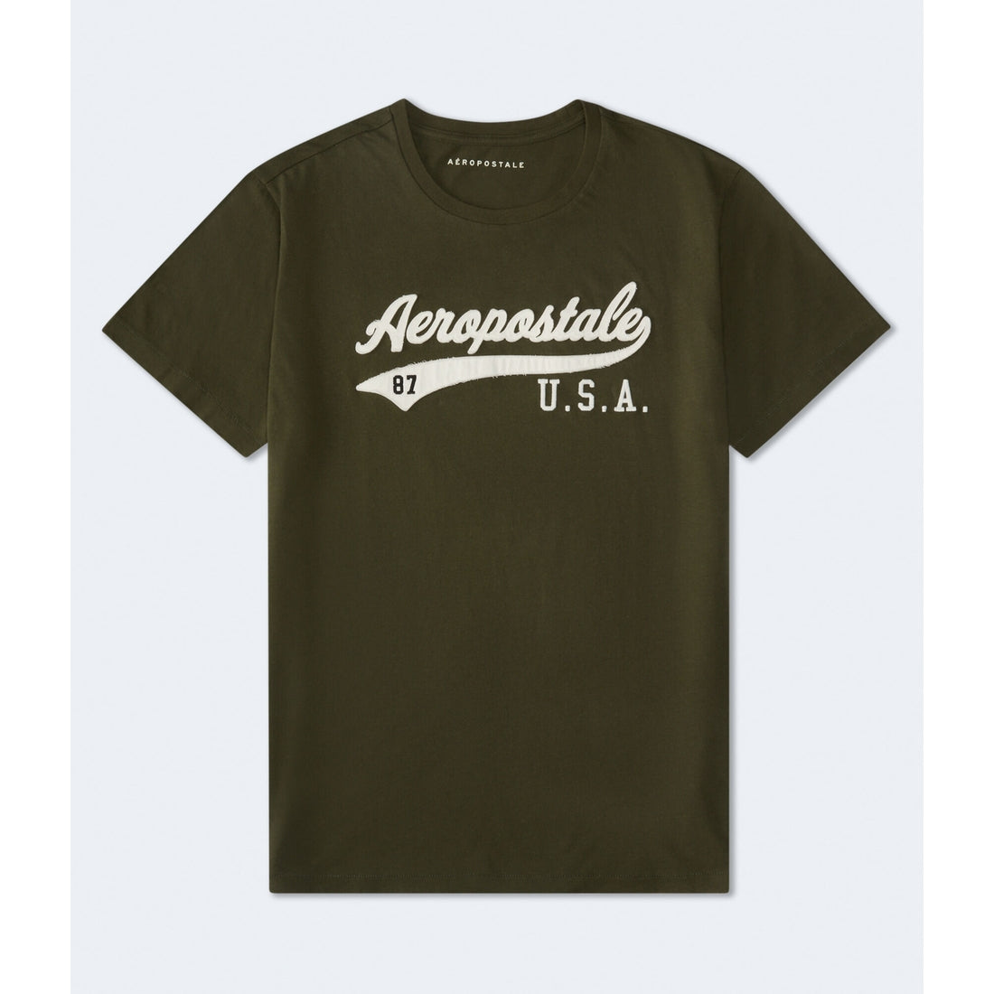 Aeropostale USA Script Applique Graphic Tee