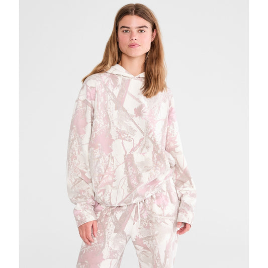 Aeropostale Womens' Cloud Soft Forest Camo Pullover Hoodie