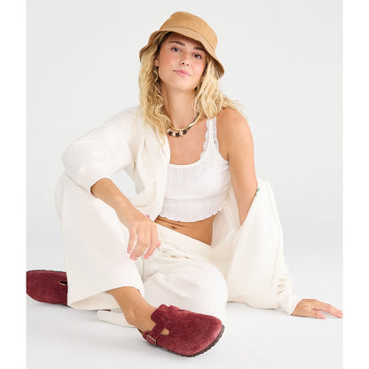 Aeropostale Womens' Cloud Soft Roses Oversized Full-Zip Hoodie