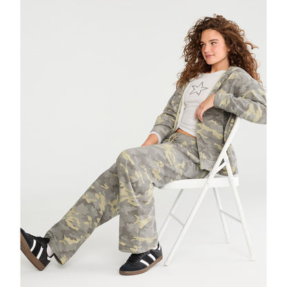 Aeropostale Womens' Cloud Soft Camo Full-Zip Hoodie