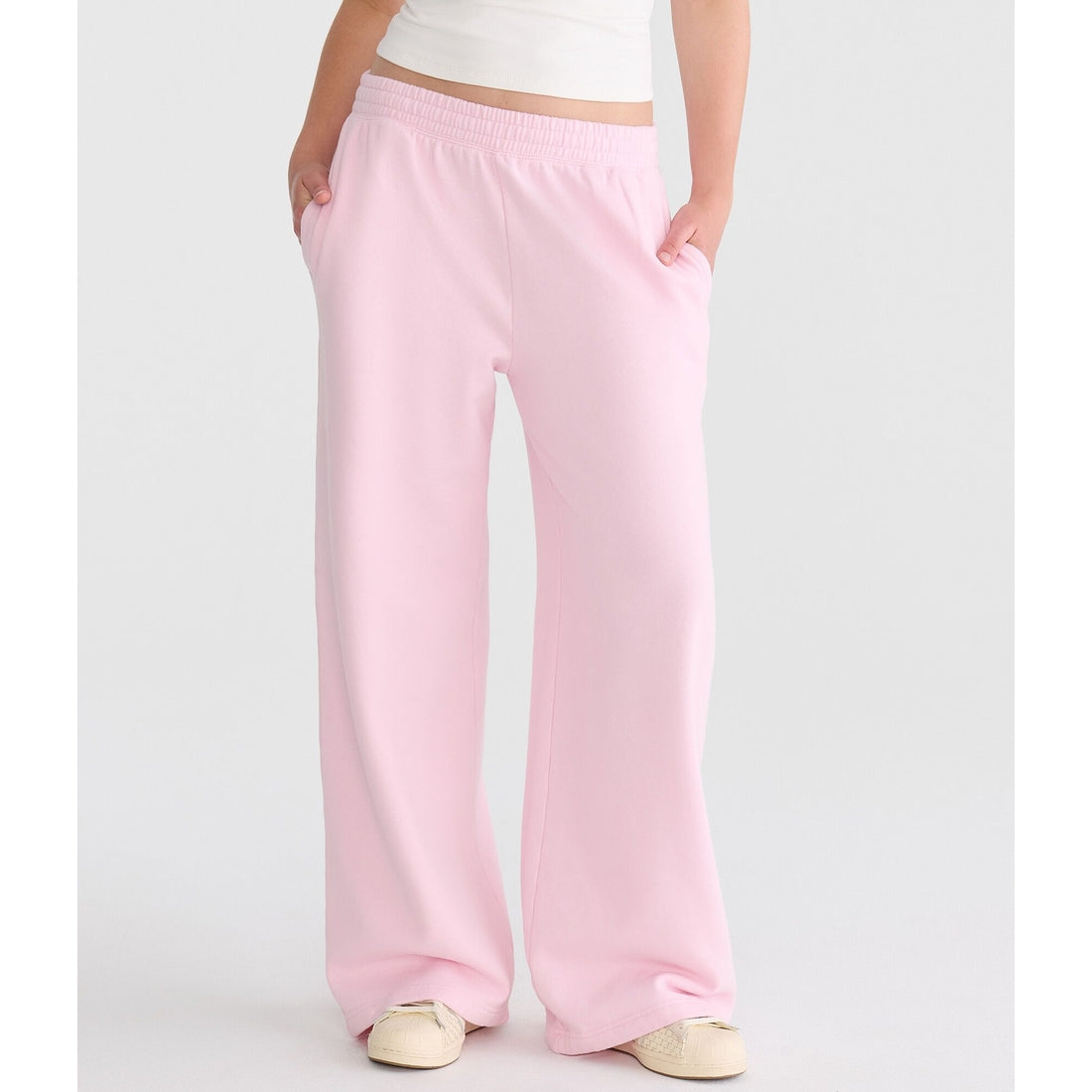 Cloud Soft Mid-Rise Wide Leg Sweatpants