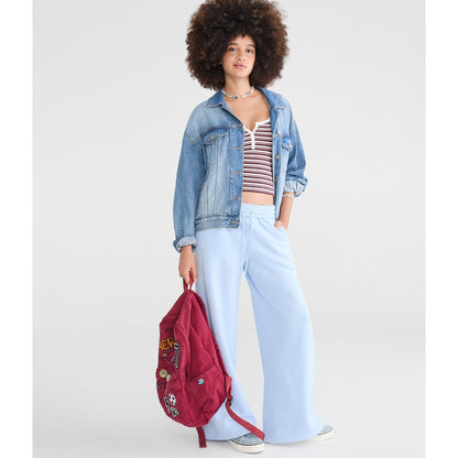 Cloud Soft Mid-Rise Wide Leg Sweatpants