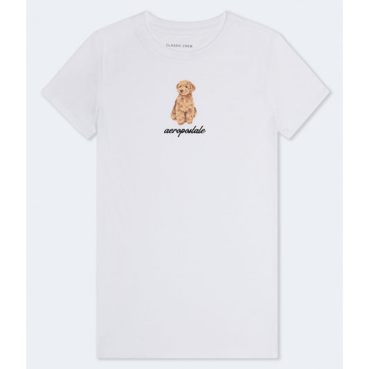 Aeropostale Womens' Aeropostale Puppy Logo Graphic Tee