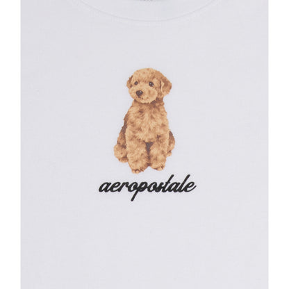 Aeropostale Womens' Aeropostale Puppy Logo Graphic Tee