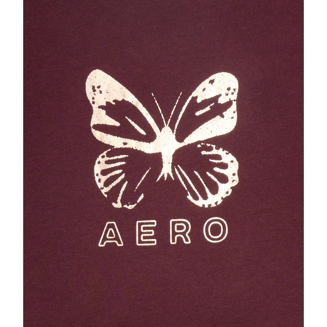 Aeropostale Womens' Butterfly Foil Graphic Tee