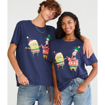 SpongeBob x Christmas Sweaters Relaxed Graphic Tee