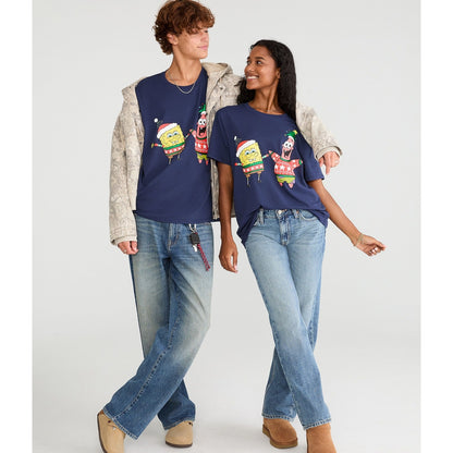 SpongeBob x Christmas Sweaters Relaxed Graphic Tee