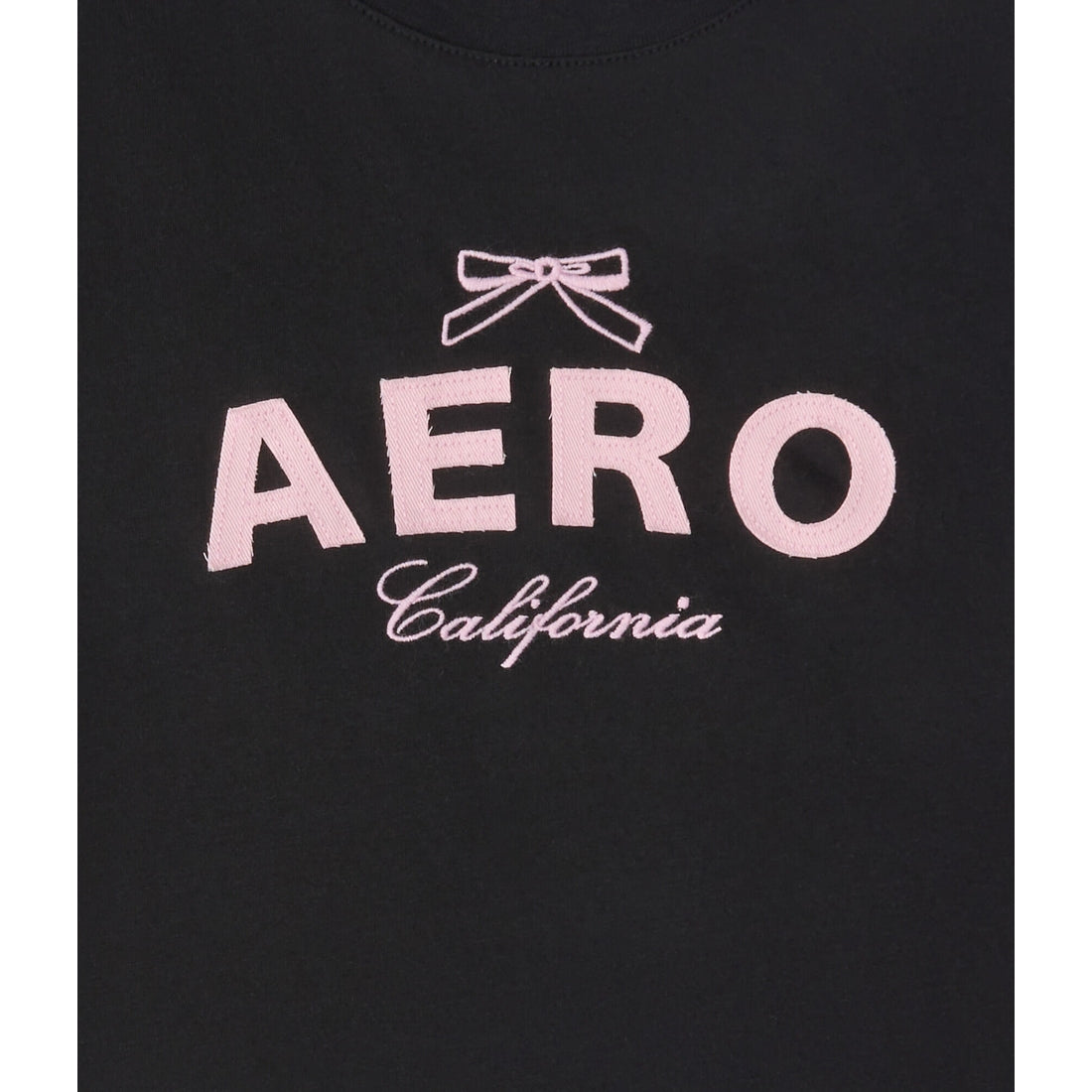 Aeropostale Womens' California Bow Applique Graphic Tee