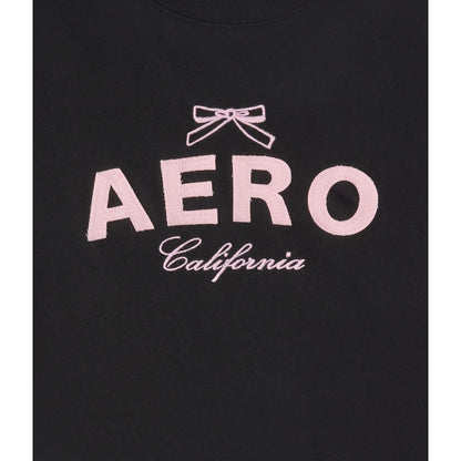 Aeropostale Womens' California Bow Applique Graphic Tee