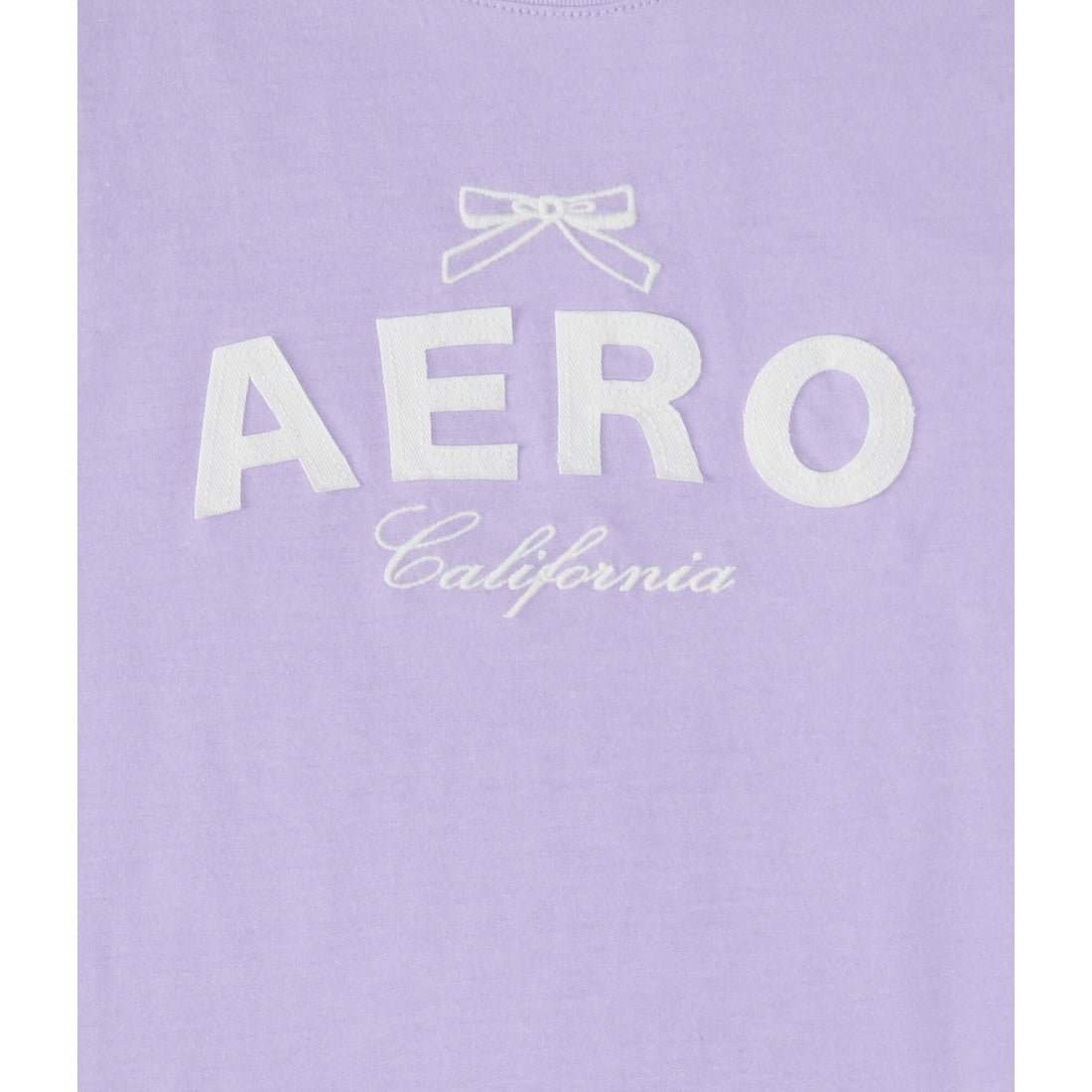 Aeropostale Womens' California Bow Applique Graphic Tee