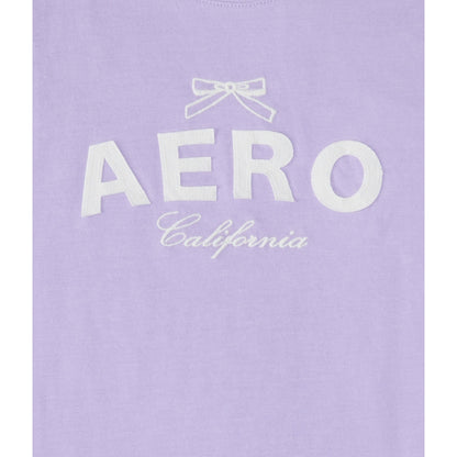 Aeropostale Womens' California Bow Applique Graphic Tee