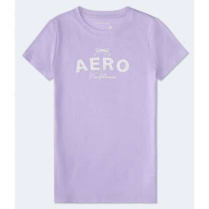 Aeropostale Womens' California Bow Applique Graphic Tee