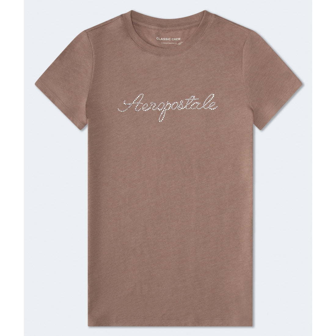 Aeropostale Womens' Rhinestone Aeropostale Graphic Tee