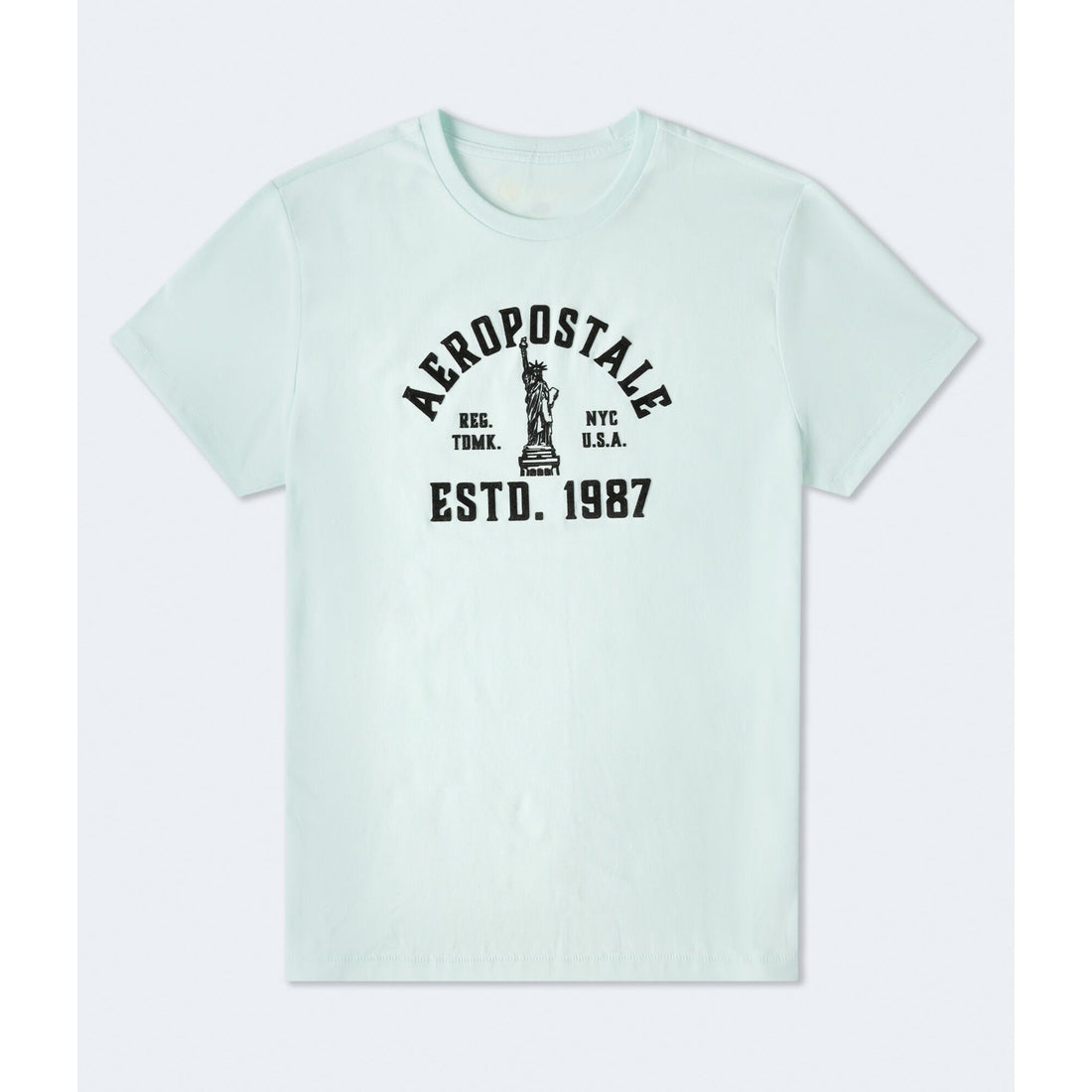 Aeropostale Liberty Flocked Graphic Tee
