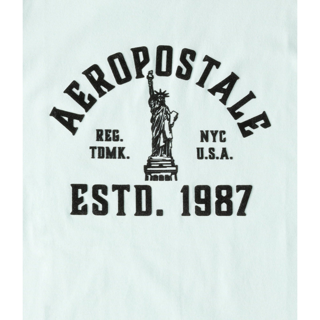 Aeropostale Liberty Flocked Graphic Tee