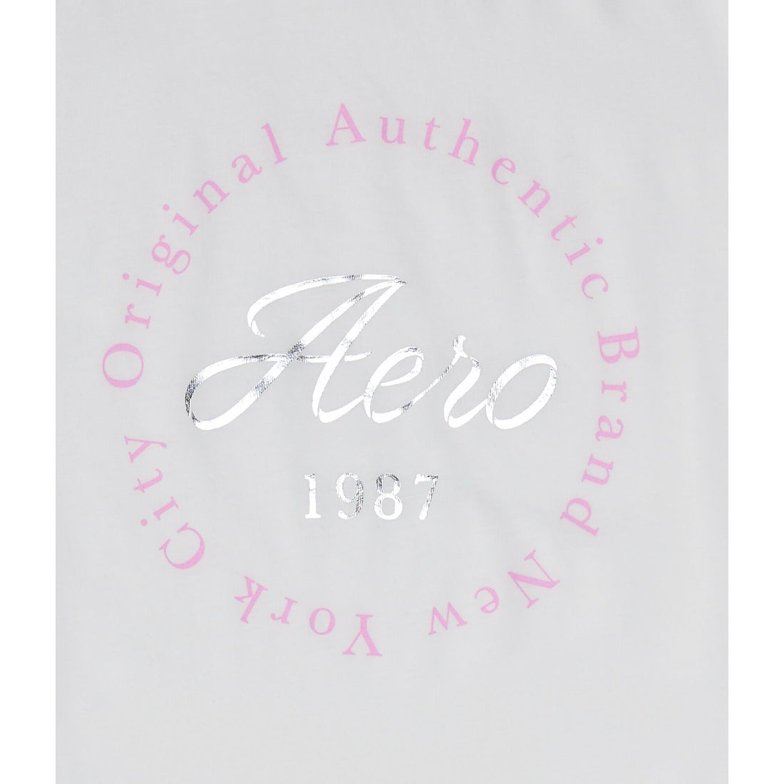 Aeropostale Womens' Circle Foil Graphic Tee