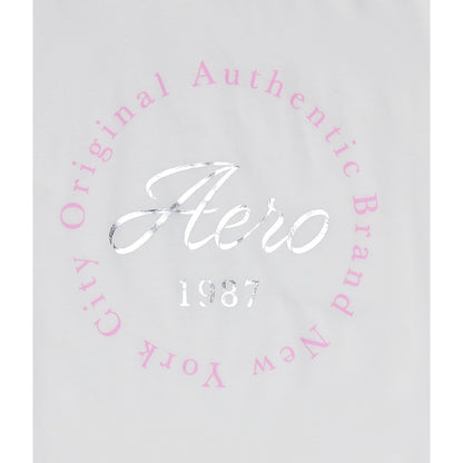 Aeropostale Womens' Circle Foil Graphic Tee