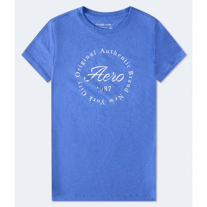 Aeropostale Womens' Circle Foil Graphic Tee