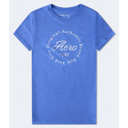 Aeropostale Womens' Circle Foil Graphic Tee