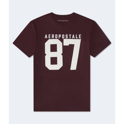 Aeropostale Large 87 Applique Graphic Tee