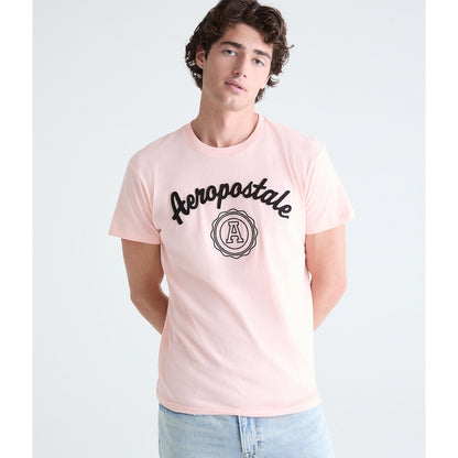 Aeropostale Crest Applique Graphic Tee