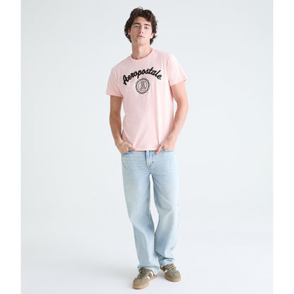 Aeropostale Crest Applique Graphic Tee