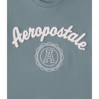Aeropostale Crest Applique Graphic Tee