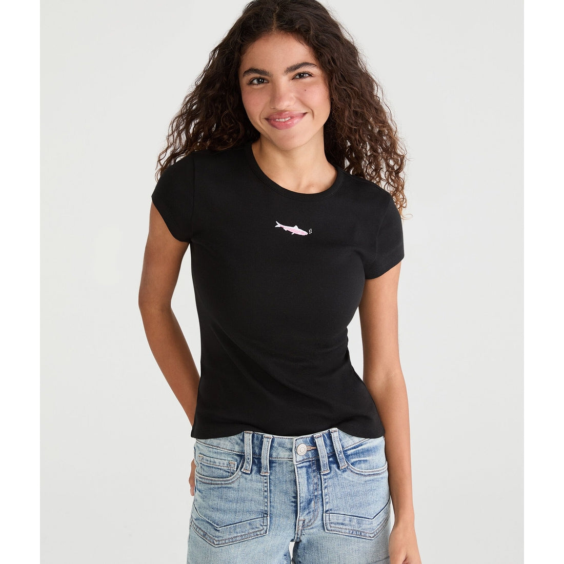 Seriously Soft Tropical Fish Graphic Baby Tee