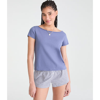 Seriously Soft Off-The-Shoulder Vintage Fit Tee