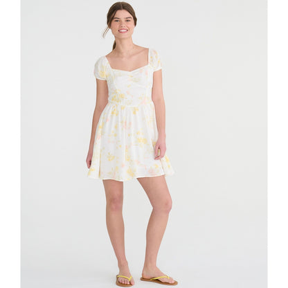 Floral Sweetheart Fit & Flare Mini Dress