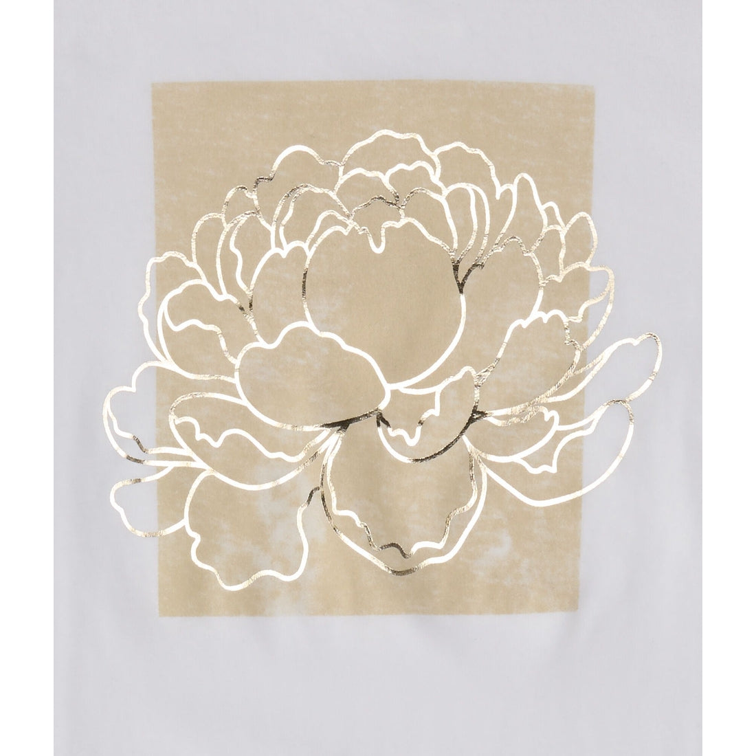 Floral Box Foil Graphic Tee