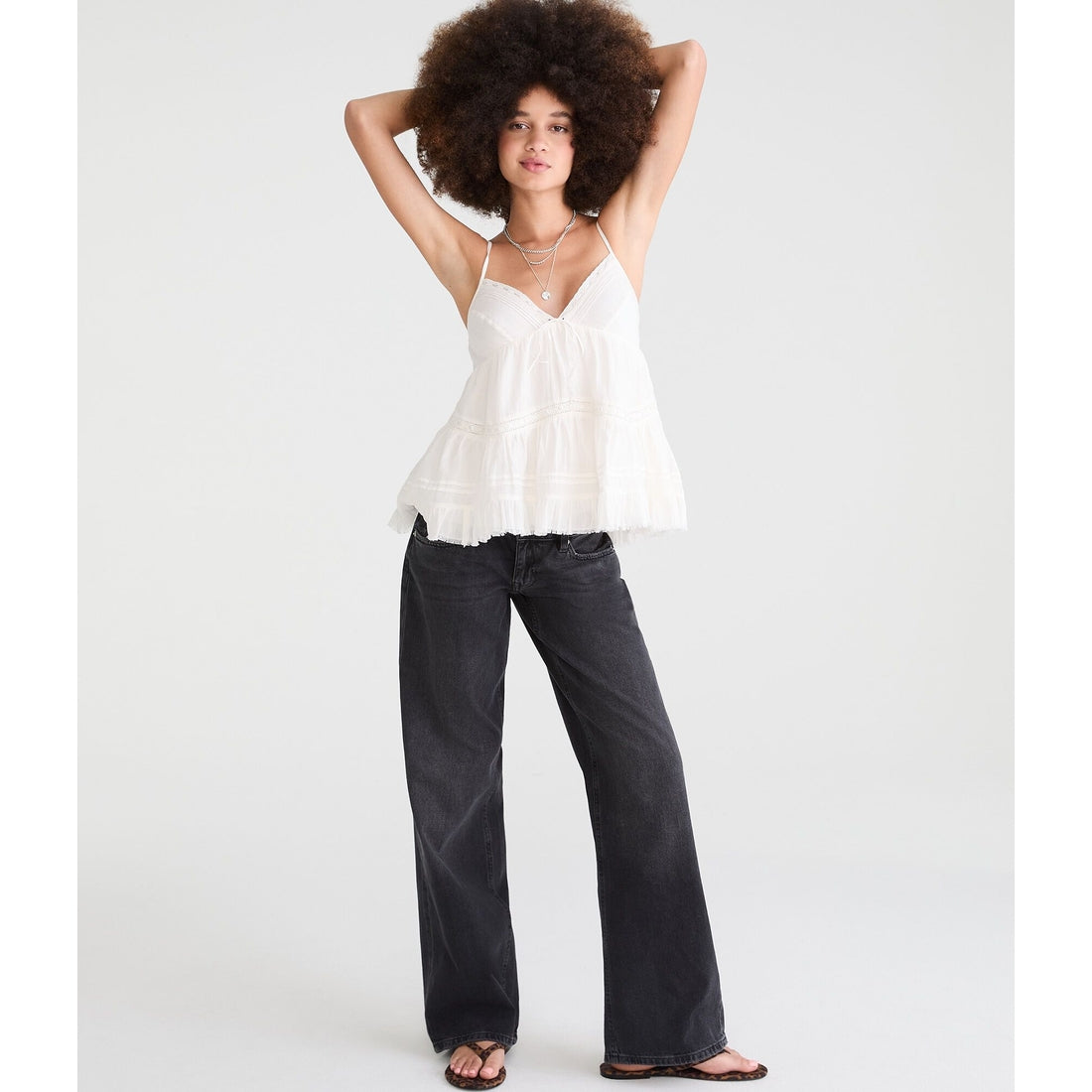 Super Low-Rise Baggy Wide Leg Jean