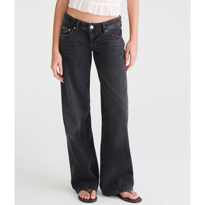 Super Low-Rise Baggy Wide Leg Jean