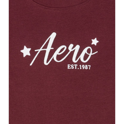Aeropostale Womens' Script Star Graphic Tee