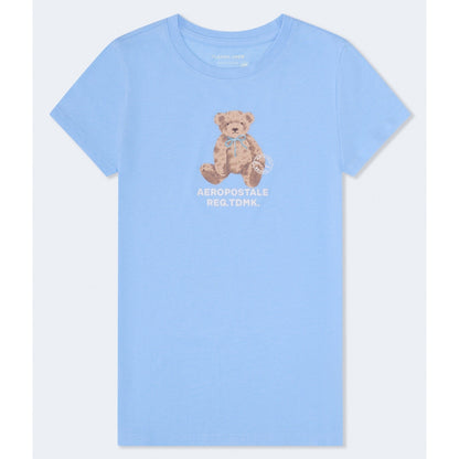Teddy Bear Flocked Graphic Tee