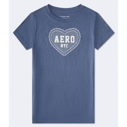 NYC Lace Heart Graphic Tee