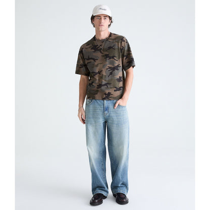 Camo Heavyweight Boxy Crew Tee