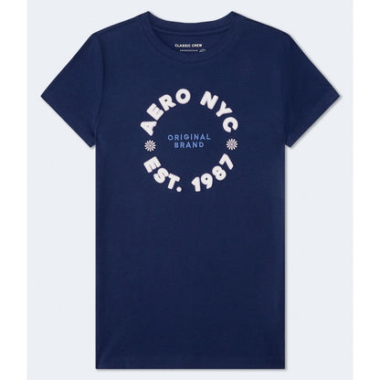Aeropostale Daisies Applique Graphic Tee