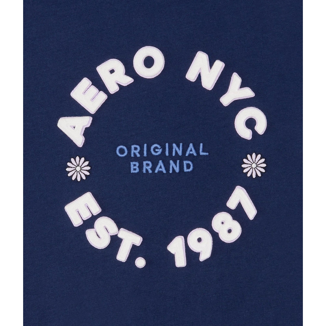 Aeropostale Daisies Applique Graphic Tee
