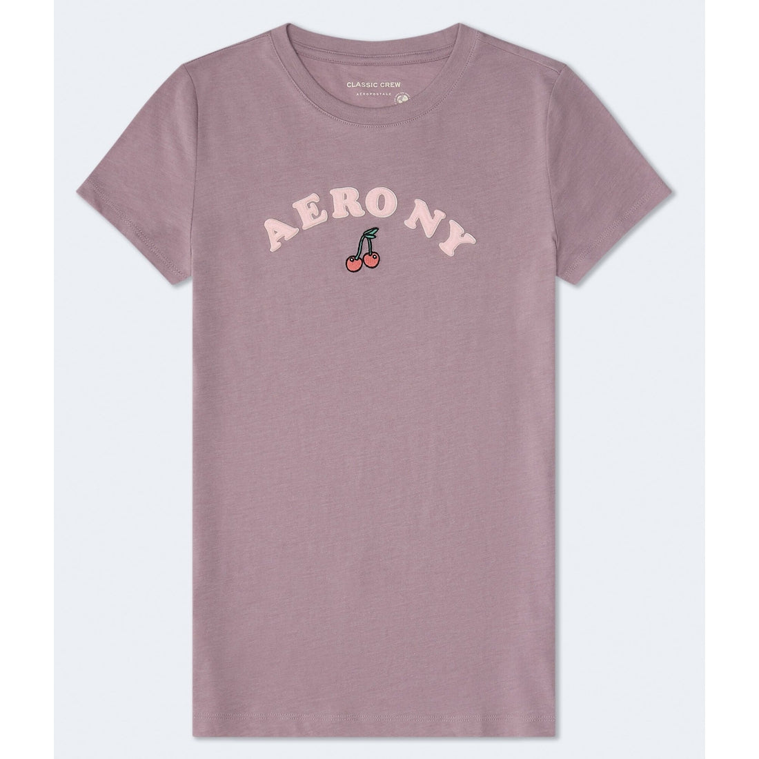 NY Cherries Applique Graphic Tee