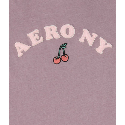 NY Cherries Applique Graphic Tee