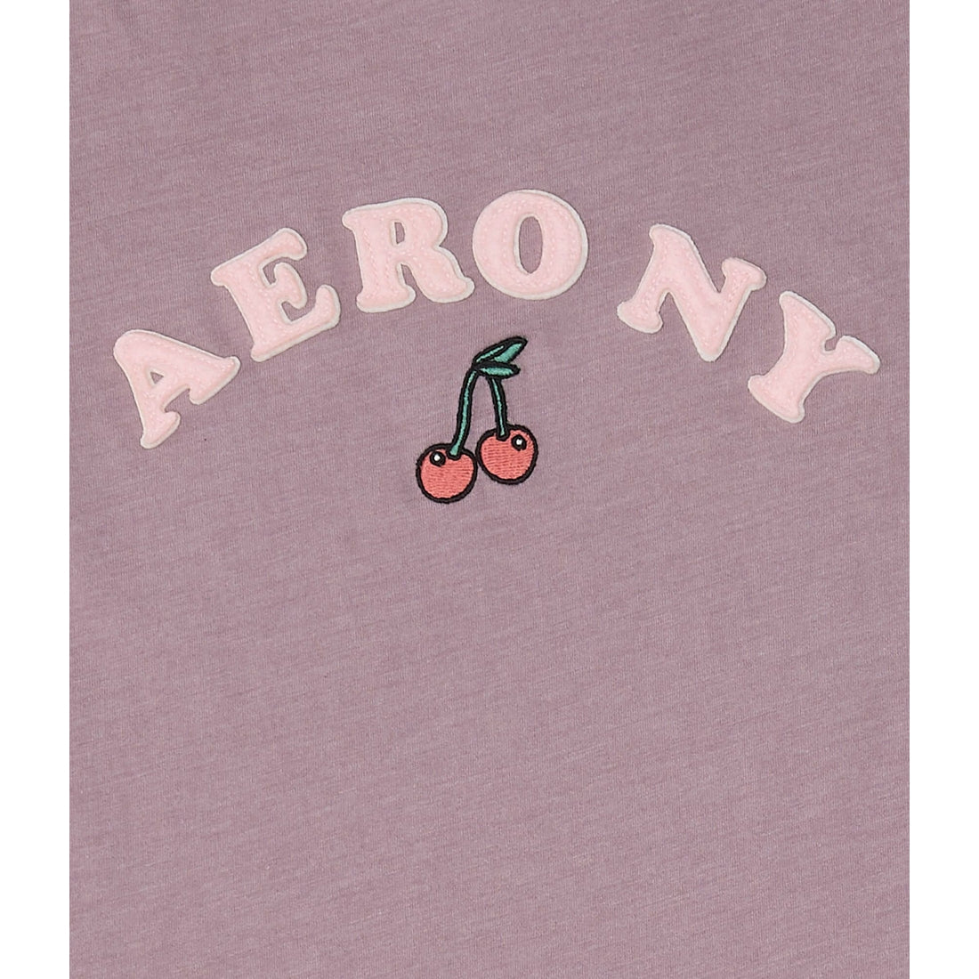 NY Cherries Applique Graphic Tee